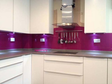 made to measure glass  for kitchens