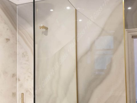frameless hinged glass shower doors