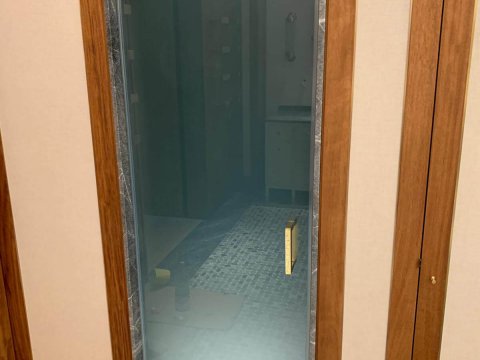 glass shower enclosure