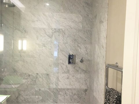 shower and bath glass