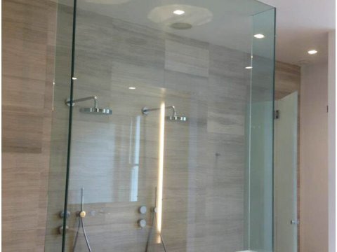 shower glass cut to size