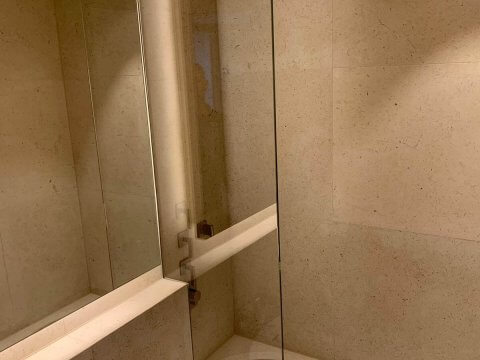 tempered glass shower screen