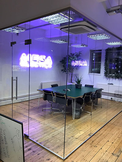 glass partitions London