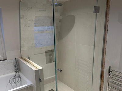 frameless shower screen glass
