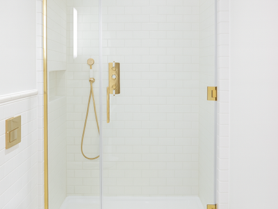 shower gold fittings