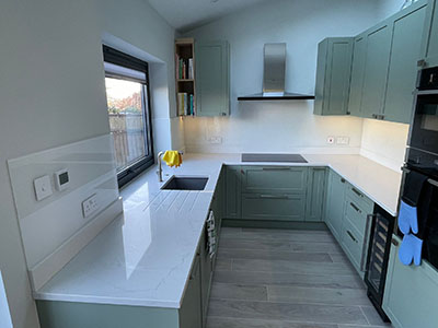 kitchen glass splashback
